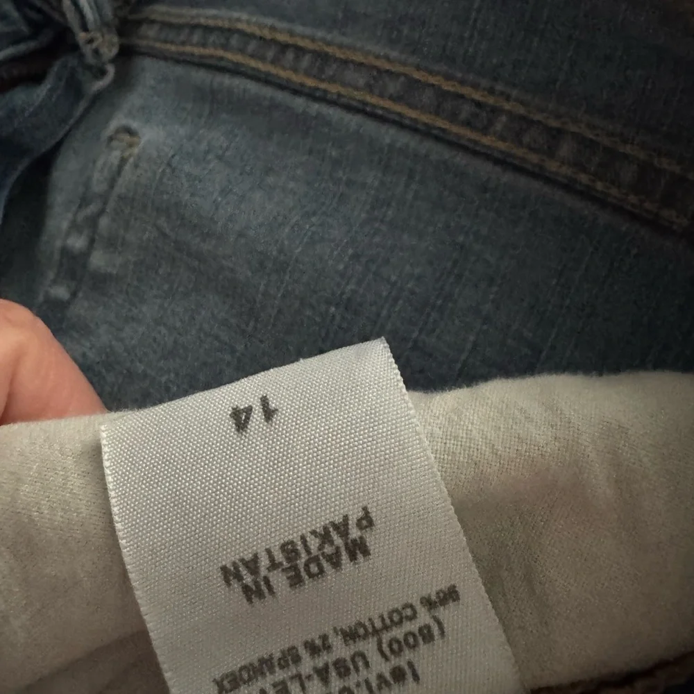 Levi's Blue Denim Bermuda Shorts